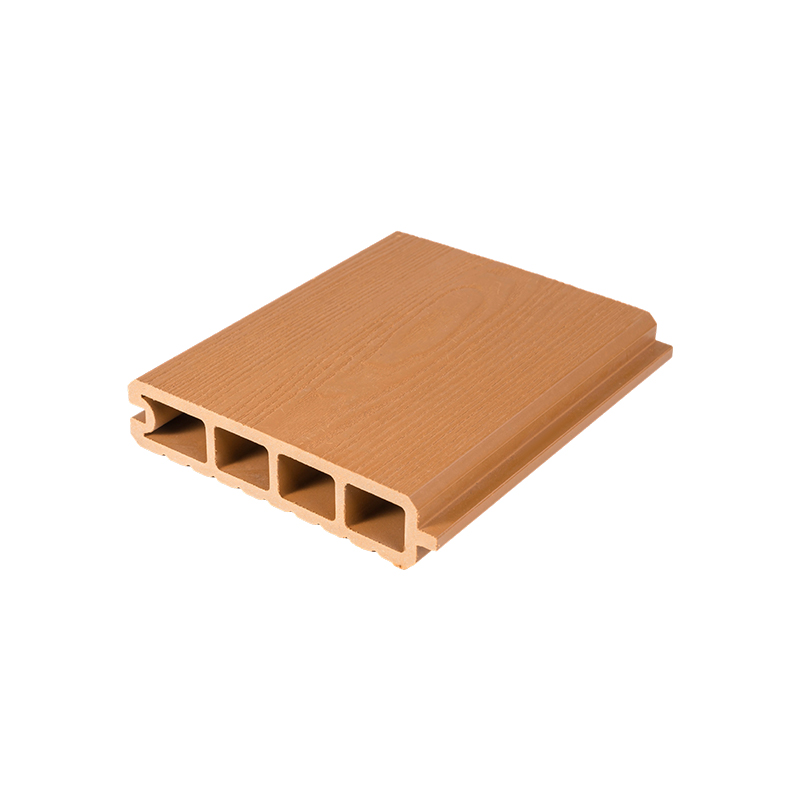 WPC Decking 3D لوحة الحائط الخارجية المنقوشة